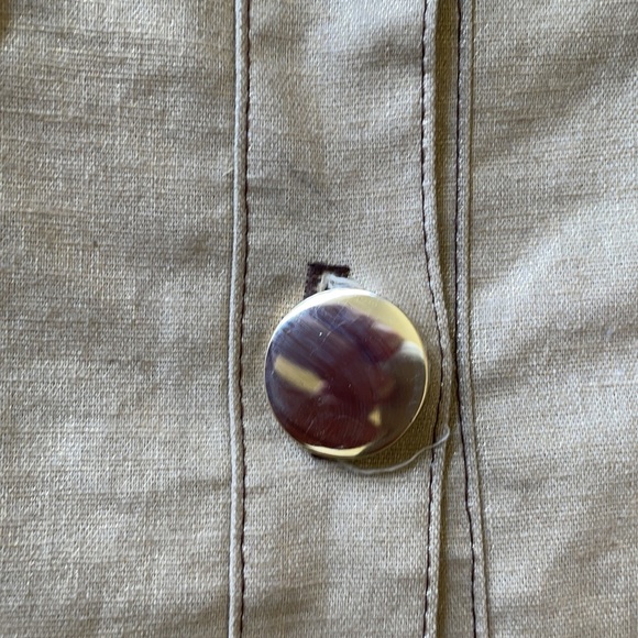 Cache suit top sz S and shorts sz 2 khaki shimmer - Picture 10 of 10